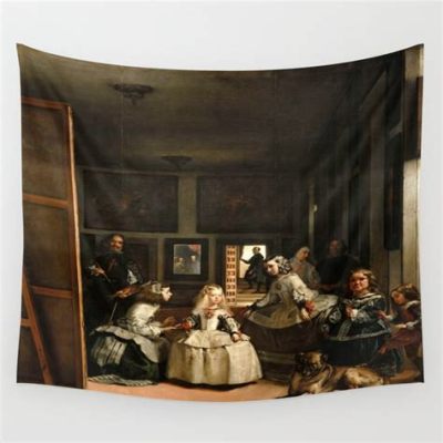 Las Meninas - A Tapestry of Perspective and Playfulness!