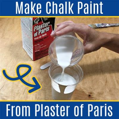 How to Make Chalk Paint with Plaster of Paris: A Journey into Creative Alchemy